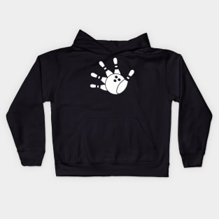 Hey Bowling! (Bowling hand) Kids Hoodie